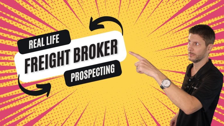 Real Life Prospecting Situation as a Freight Broker