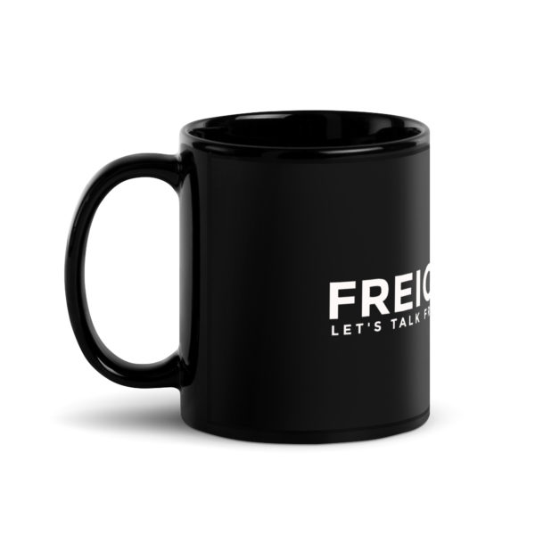 Freight 360 - Black Glossy Mug - Image 2